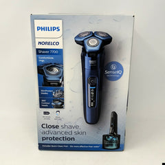 Philips Norelco Shaver 7700, Rechargeable Wet & Dry Electric Shaver with SenseIQ Technology, Quick Clean Pod, Charging Stand and Pop-up Trimmer, S7782/85